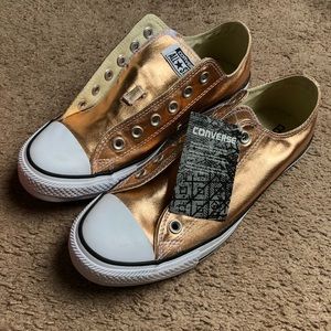 Bronze/Gold Brand New Converse